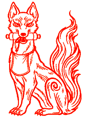 白狐阿形C(巻物)